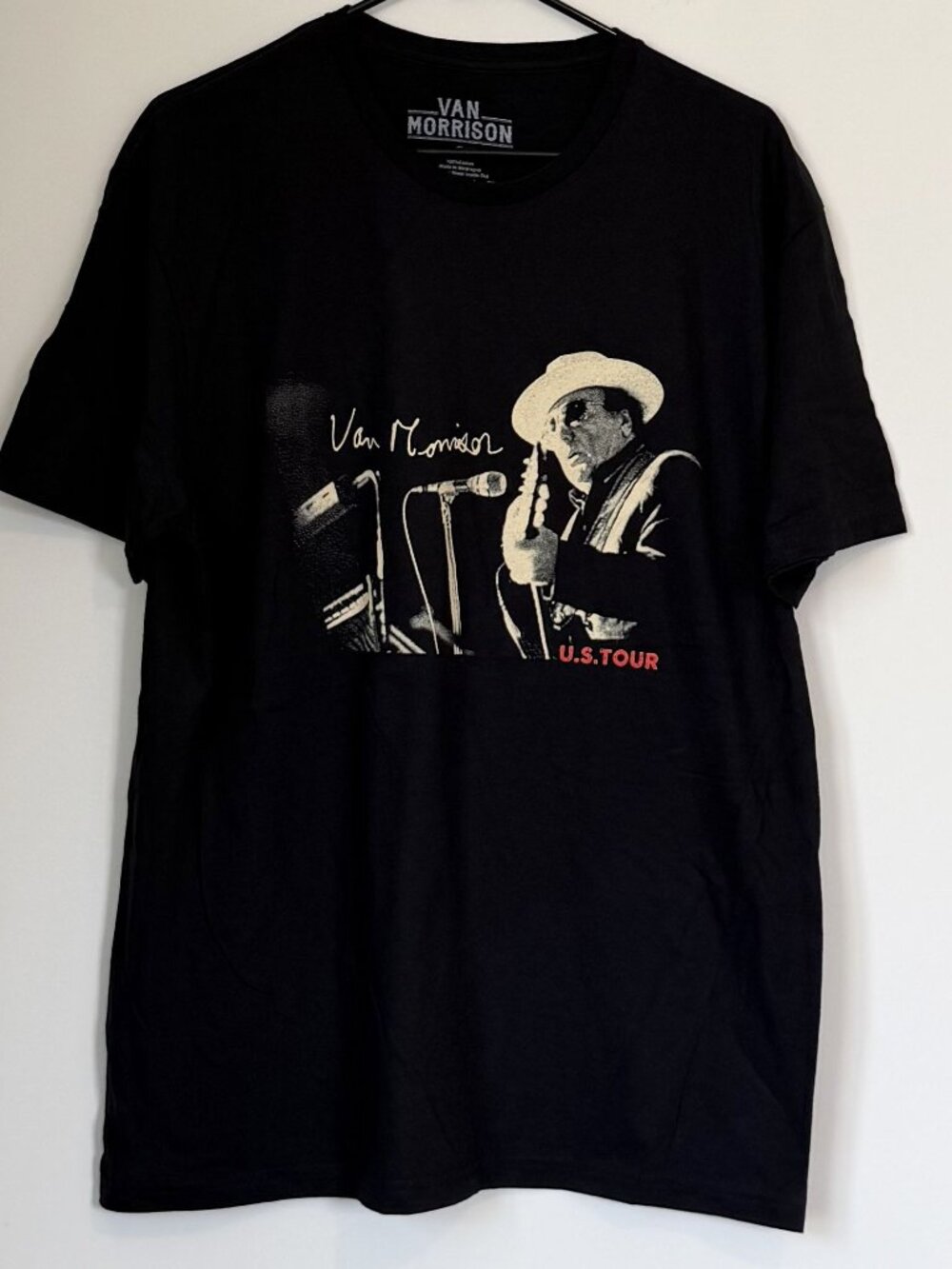 NEW Van Morrison US Tour Short Sleeve Tee - Size: Large